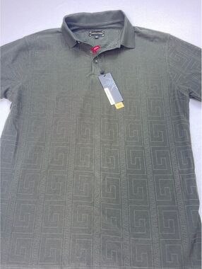 American Breed Men's Stretch Polo Shirt 2XL in Olive Green
